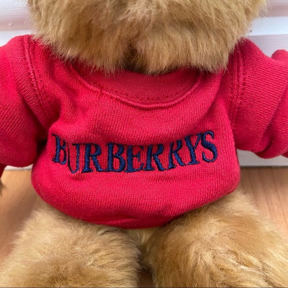 Vintage Burberrys Teddy Bear with Spell Out Sweater - Picture 3 of 9